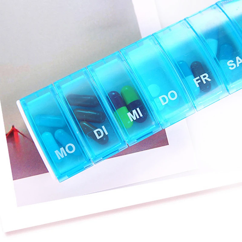 7 дневная Недельная коробка для таблеток держатель коробки хранения лекарств