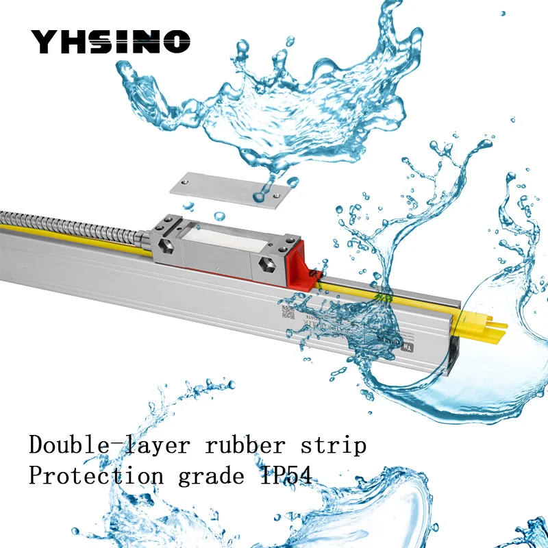 

Lathe Mill Linear Encoder Set 5U 5V TTL YHSINO Optical Line Sclaes Ruler Stroke Length 100MM to 1000MM Fast Ship