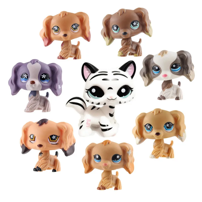Новинка редкая игрушка lps для домашних животных стоячая кошка с короткой шерстью