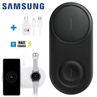 Samsung EP-P5200 2in1 Fast Wireless Charger Duo Pad for Galaxy S9 S10 s20 S21 NOTE ultra Watch S2 3 Watch with travel charger