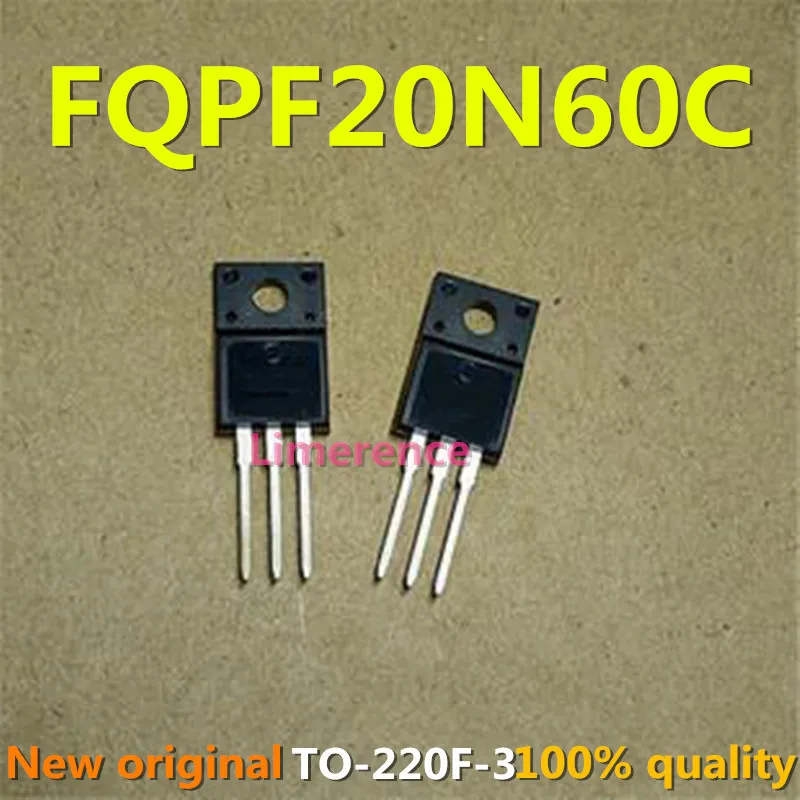 

Новый и оригинальный чипсет IC FQPF20N60C TO220F FQPF20N60 20N60C 20N60 TO-220F TO220, 20 шт.