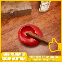ceramic cigar ashtray mini cigar gadget ashtray holder cigar portable tobacco ashtray cigar holder smoke cigarette accesoires