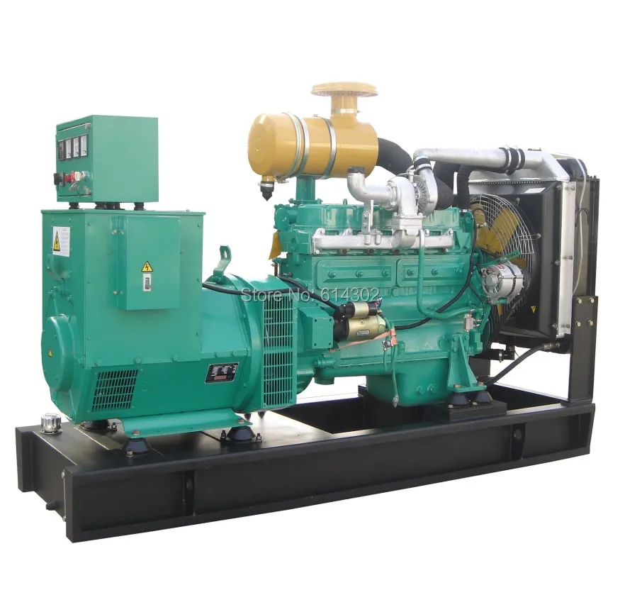 3-фазный бесшумный дизельный генератор weichai Ricardo 150kw187.5kw с щетчатым генератором