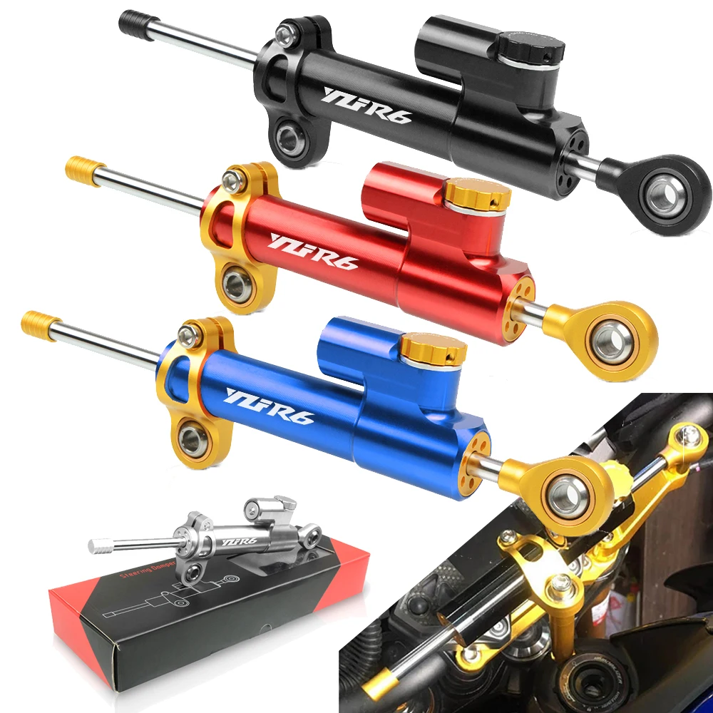 Мотоцикл демпфер руля стабилизации безопасности Управление для YAMAHA YZFR6 YZFR6S yzf r6