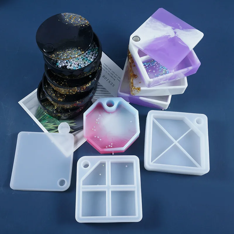 Коробка для хранения в форме цветка силиконовая форма ручной работы