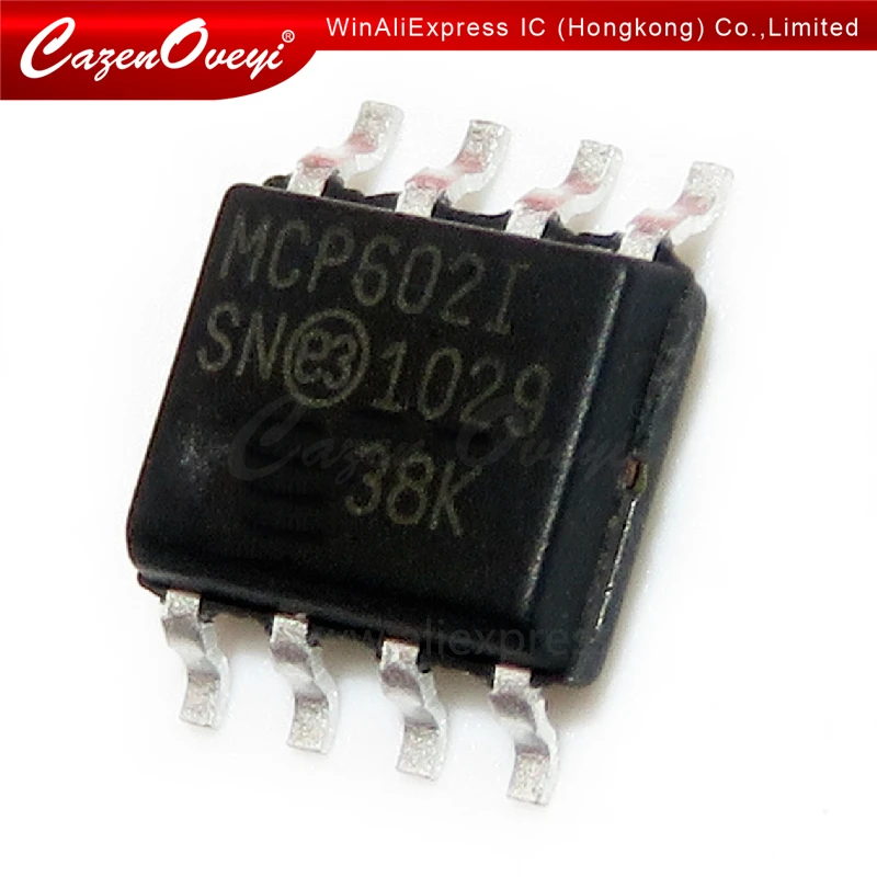 10 шт./лот MCP602T I SN MCP602 I/SN MCP602I лапками углублением SOP 8 в наличии|Интегральные схемы| |