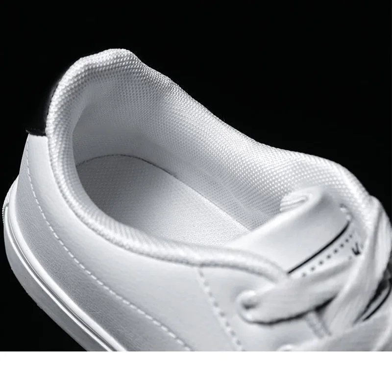 

Platform sneakers boys faux leather running shoes men design letter white tenis man sport sneakers