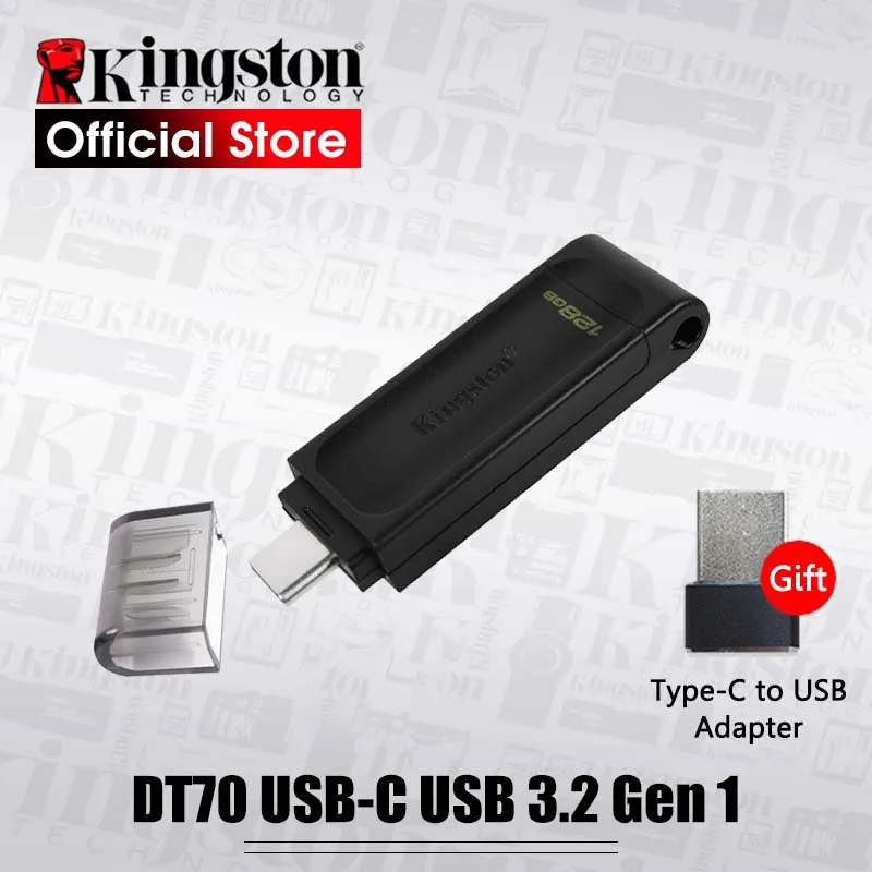 Kingston USB флеш-накопитель, 32 ГБ, 64 ГБ, 100% ГБ - изображение