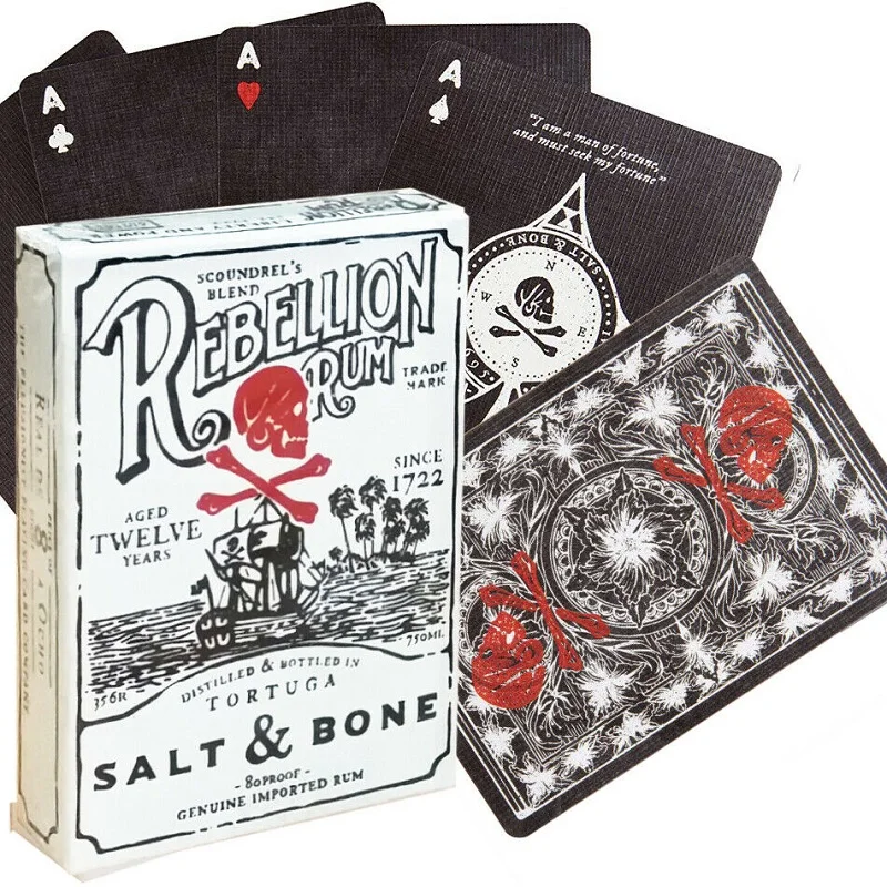 

Ellusionist солевые и костные игральные карты для велосипеда, восстание рома, колода USPCC Коллекционная покерная Волшебная карта, игры, волшебные ...