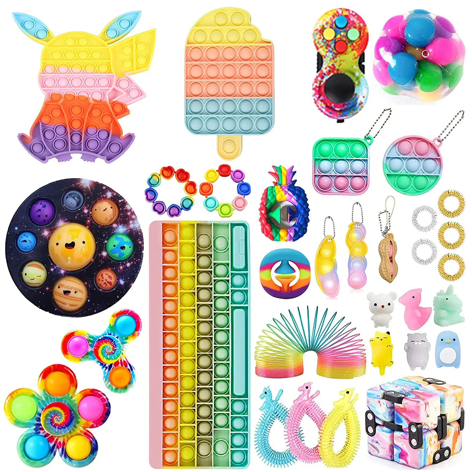 

14/15/33pcs Fidget Toys Sensory Toy Set Anti stress Toys Stress Relief Toys Set Simpl Dimmer Antistress Toys For Children Adults