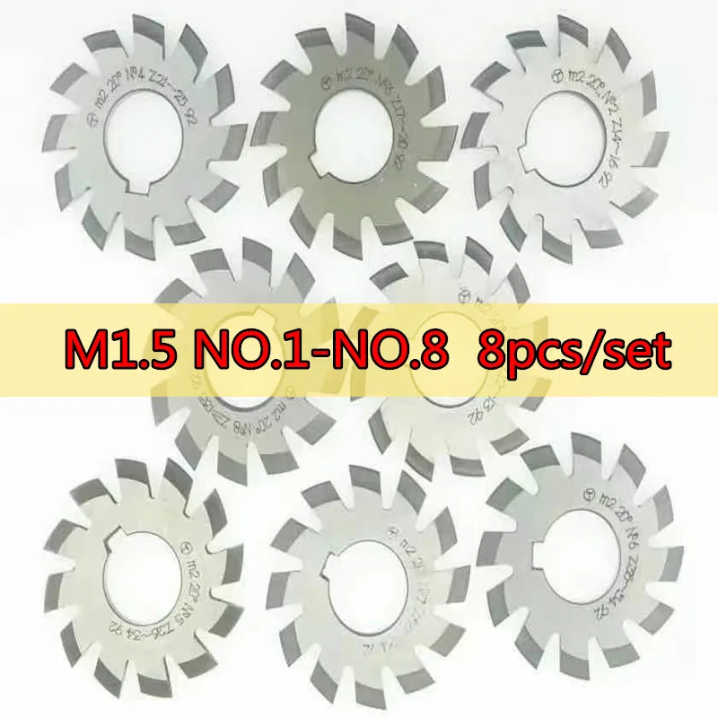 Резак передач PA20 из быстрорежущей стали M1.5 NO.1 NO.2 NO.3 NO.4 NO.5 NO.6 NO.7 NO.8 8 шт./компл.