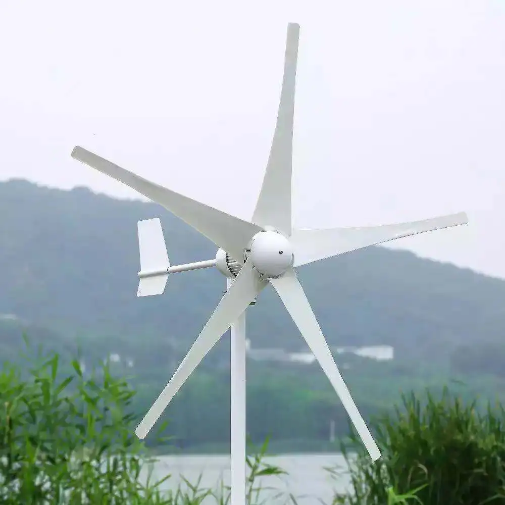 

Ветряная Турбина FLYT 1500 Вт, 12 В, 24 В, 48 В, 3 лезвия, 5 лезвий с контроллером, горизонтальный ветрогенератор для дома