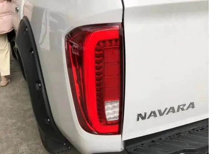 Автостайлинг задние фонари для Nissan Navara Np300 2015-2019 светодиодные DRL + стоп Парк