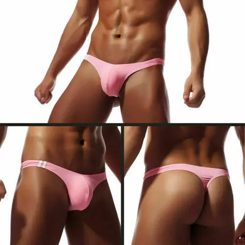 

New Hot Sale10 Styles Men's Underwear T-Back G-String Briefs Sexy Breathable Tangas Thong Lingerie Fashion Breathless Thong Male