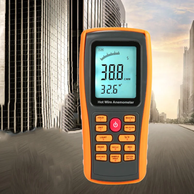 Портативный анемометр GM8903 цифровой портативный измеритель громкости воздуха с