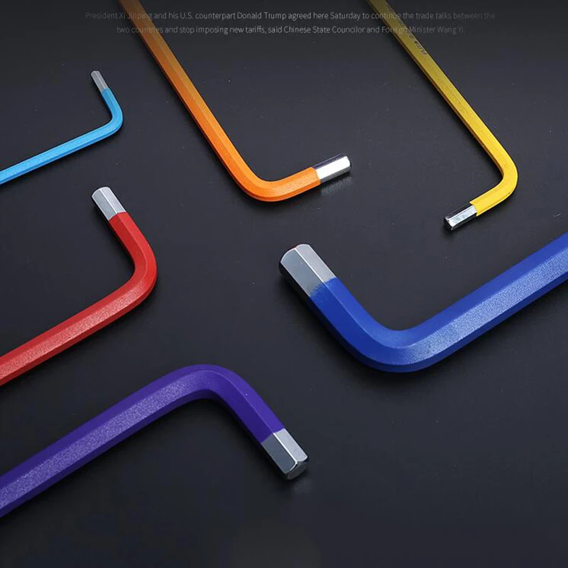 

Hex Wrench Ball-head Screwdriver Set Double-End Torx Star L-Shape Allen KeyUniversal Spanner Repair Hand Tools 9Pcs/Set