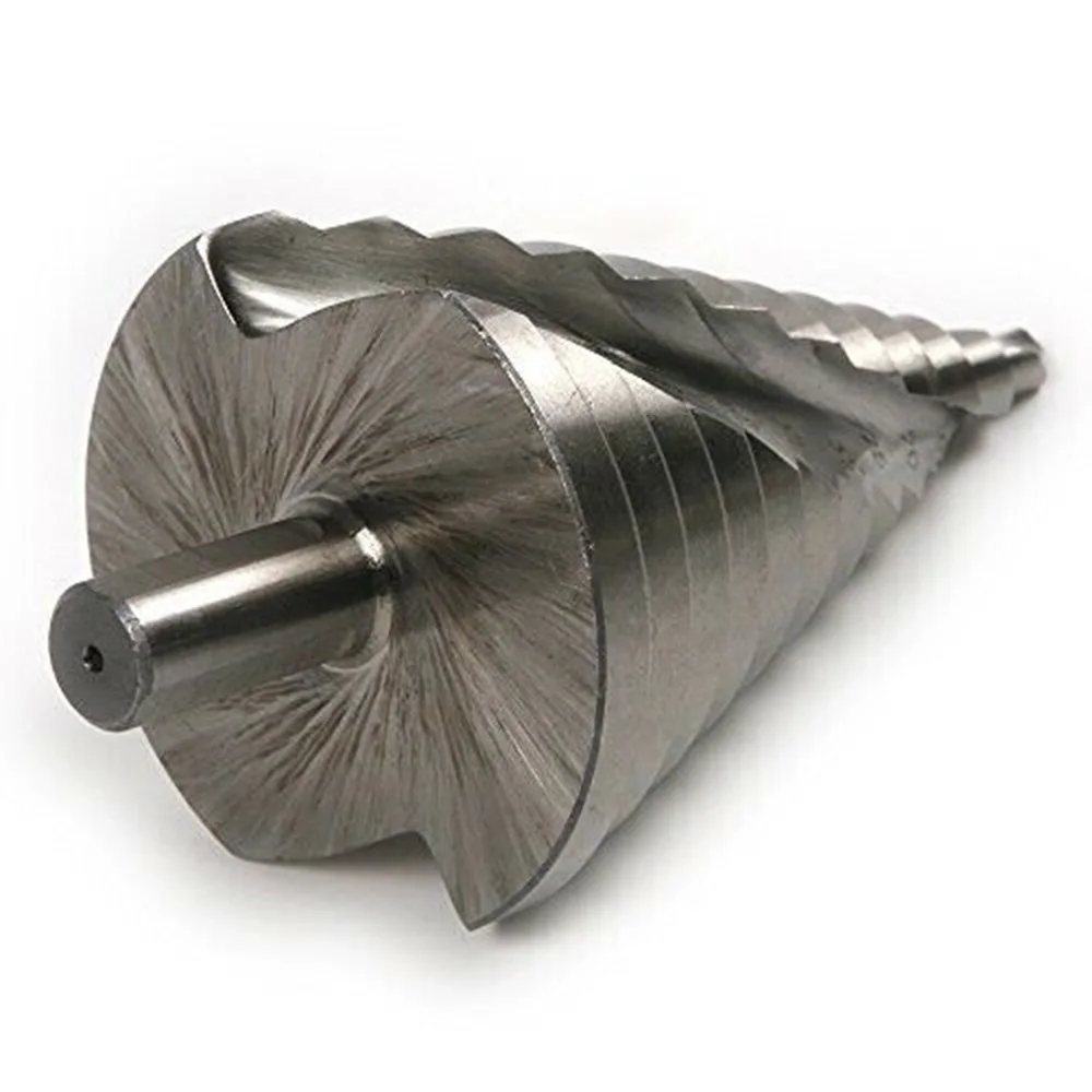 

1pc Step Drill Bit Hss Spiral Groove Step Cone Metal Hole Cutter 6-60MM Metal Hex Tapered Drill Power Deburring Tools Accessorie