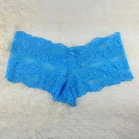 10 pcs sexy women panties transparent lace boxers seamless briefs boyshorts