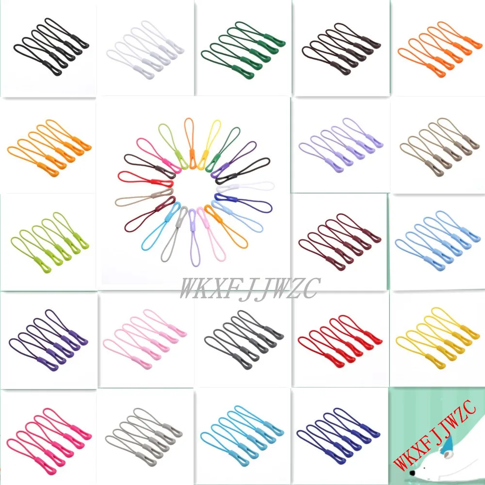 10 шт. прочный полый нейлоновый шнур на молнии с резиновым захватом |