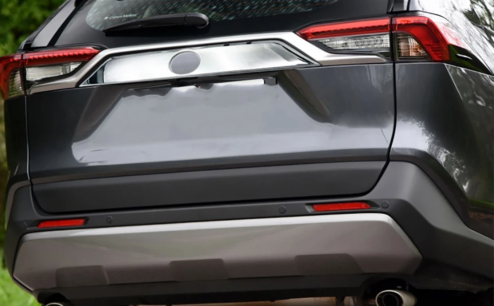 Лента заднего багажника из углеродного волокна для Toyota Rav4 Rav 4 2019 2021 задняя дверь