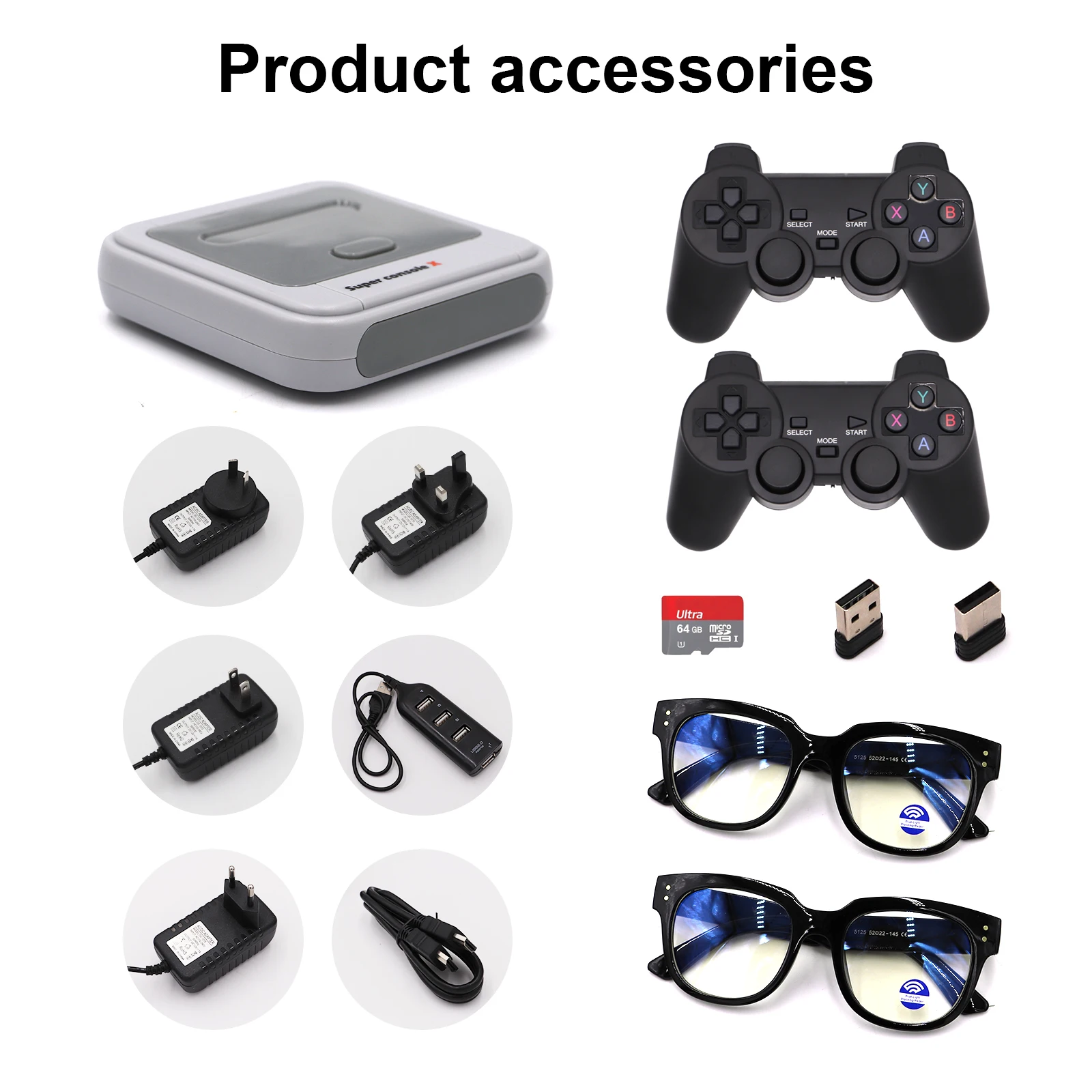 Супер консоль X Pro/X 4K HD Ретро игровая для PSP/PS1/DC/N64 видеоигр с 50000 + играми KODI