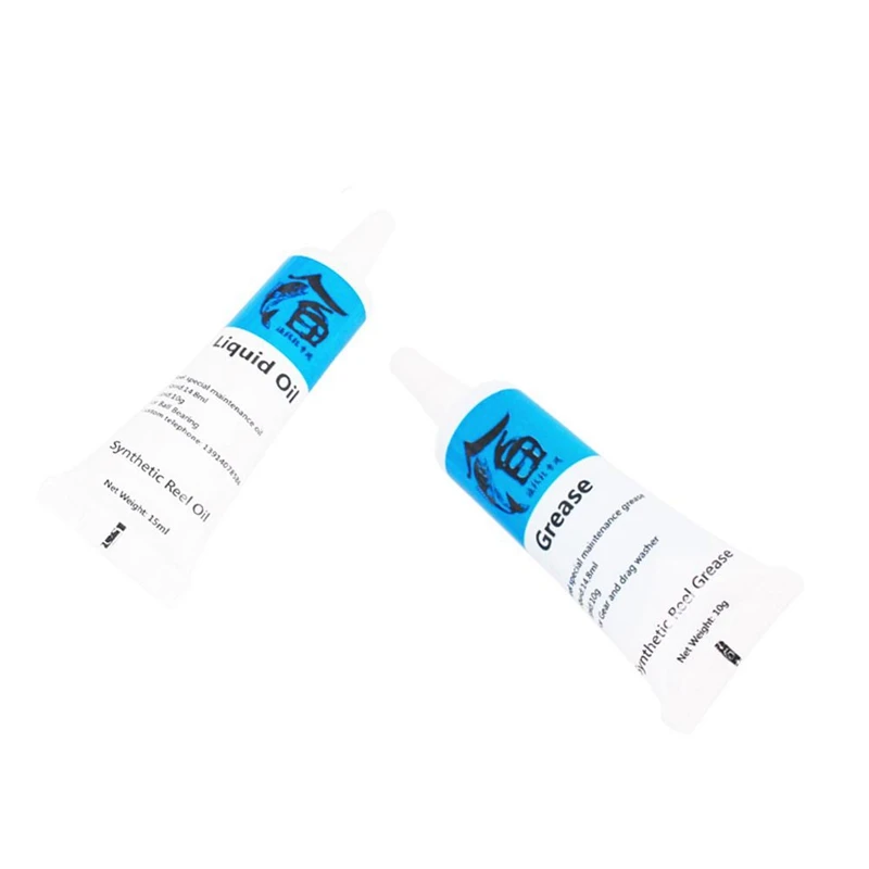 

2Pcs Metal Sprocket Bearing Grease Fishing Reel Fishing Line Lubricant