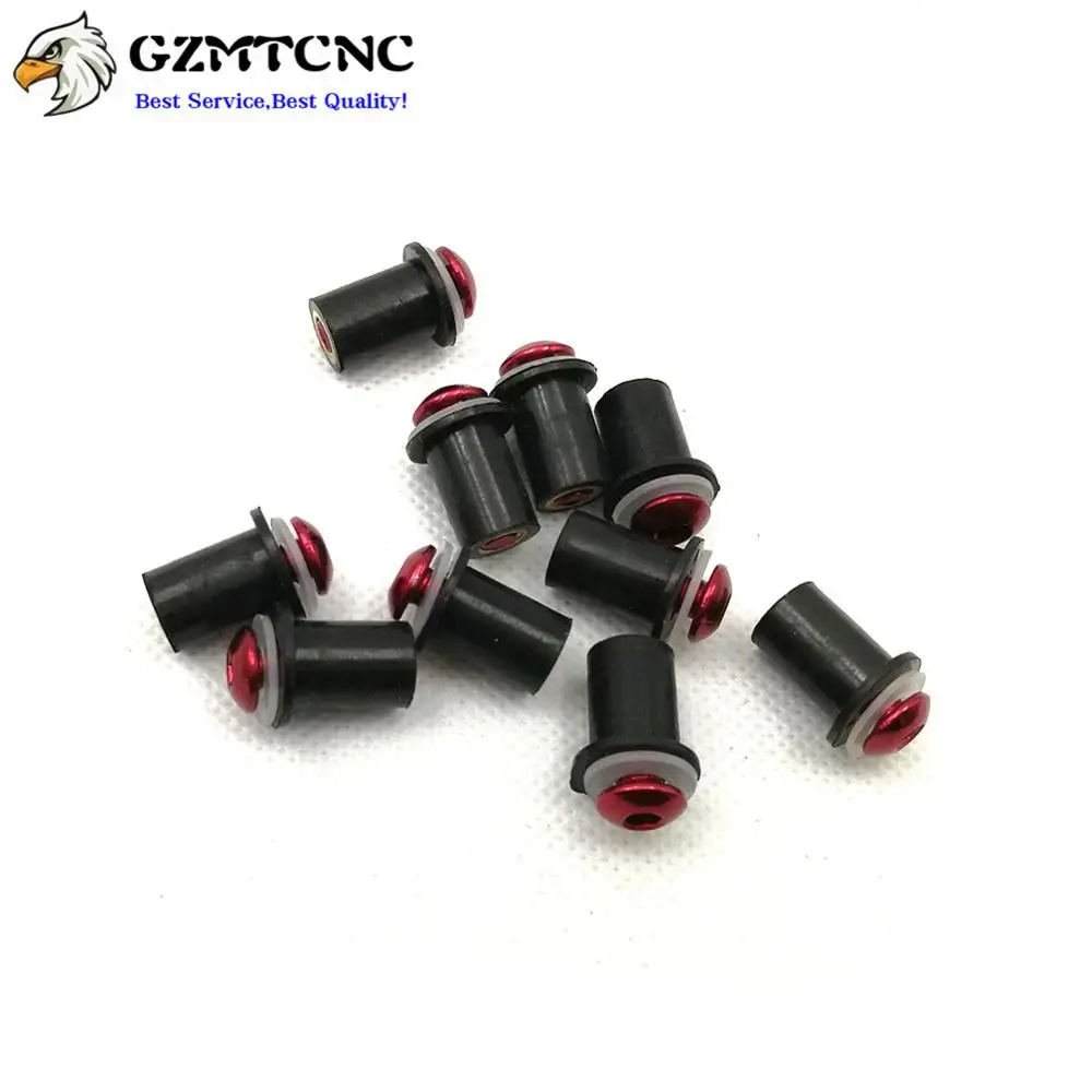 Крепежные гайки M5 винты для лобового стекла монтажные болты Suzuki GSXR GSX R 600 750 1000 K1 K2