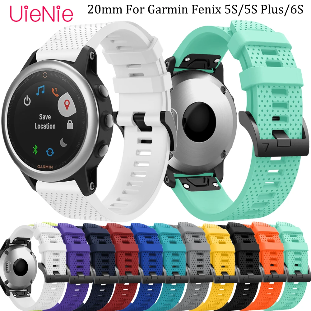 Быстросъемный ремешок 20 мм для Garmin Fenix 5S/5S Plus классический браслет 6S смарт-часы с