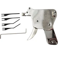6pcs powerful padlock repair tool key repair tool lock stainless steel lock tool set silver portable