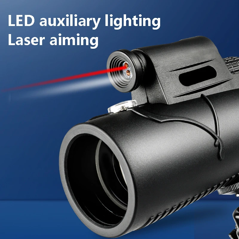 Монокулярный телескоп 50X60 портативный лазерный Монокуляр с легсветильник