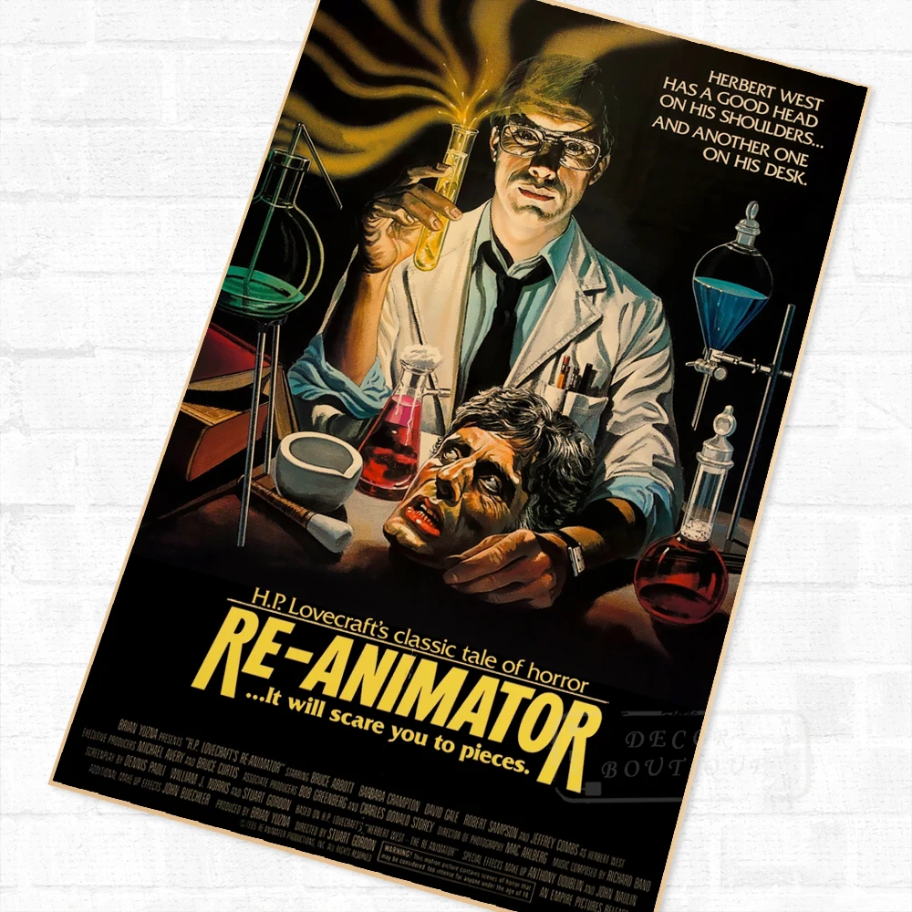 Научная фантастика Re-animator Dead фильм ужасов винтажная женская декоративная