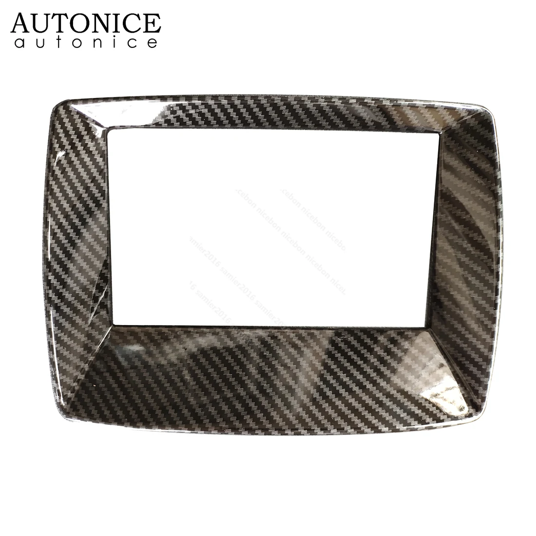 Цветная внутренняя Центральная рамка навигации из углеродного волокна чехол