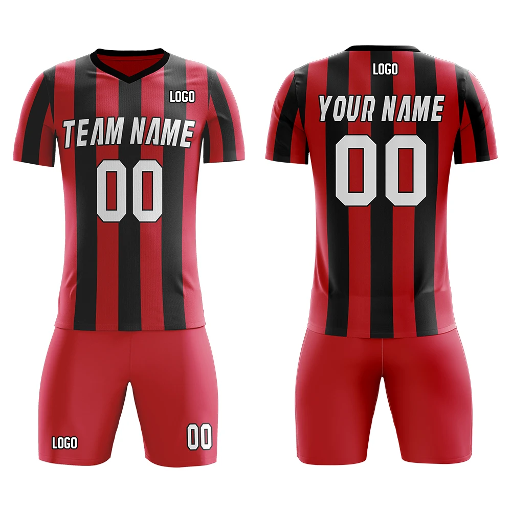 

Personalized Soccer Jersey and Shorts Full Sublimated Team Name/Number Custom Your Own Jersey Traning Soft Unifrom for Adult/Kid