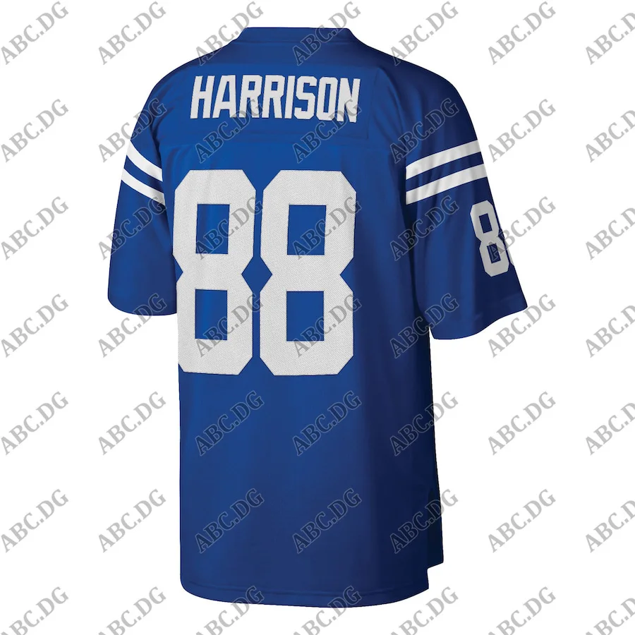 

Men Women Kid Youth Indianapolis Marvin Harrison Mitchell & Ness Royal Retired Player Legacy Replica Jersey