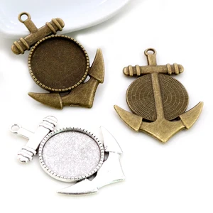 10 шт 20 мм Внутренний размер античный посеребренный и Бронзовый Ретро стиль кабошон основа Установка Подвески кулон