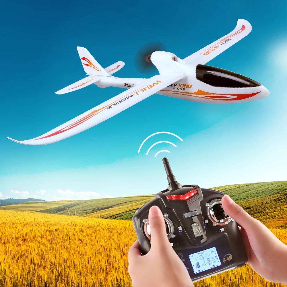WLtoys RC беспилотный планер 2 4G Радиоуправление 3 канала самолет фиксированное крыло