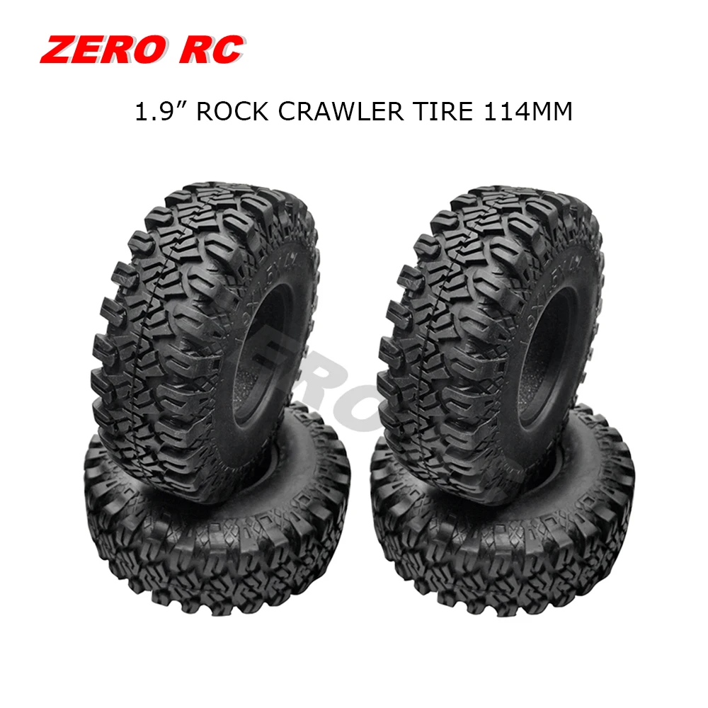 4 шт. 1/10 Rc Rock Crawler 1 9 &quotшины 114 мм мягкая резиновая вставка из пены для 1:10 Axial SCX10 II III