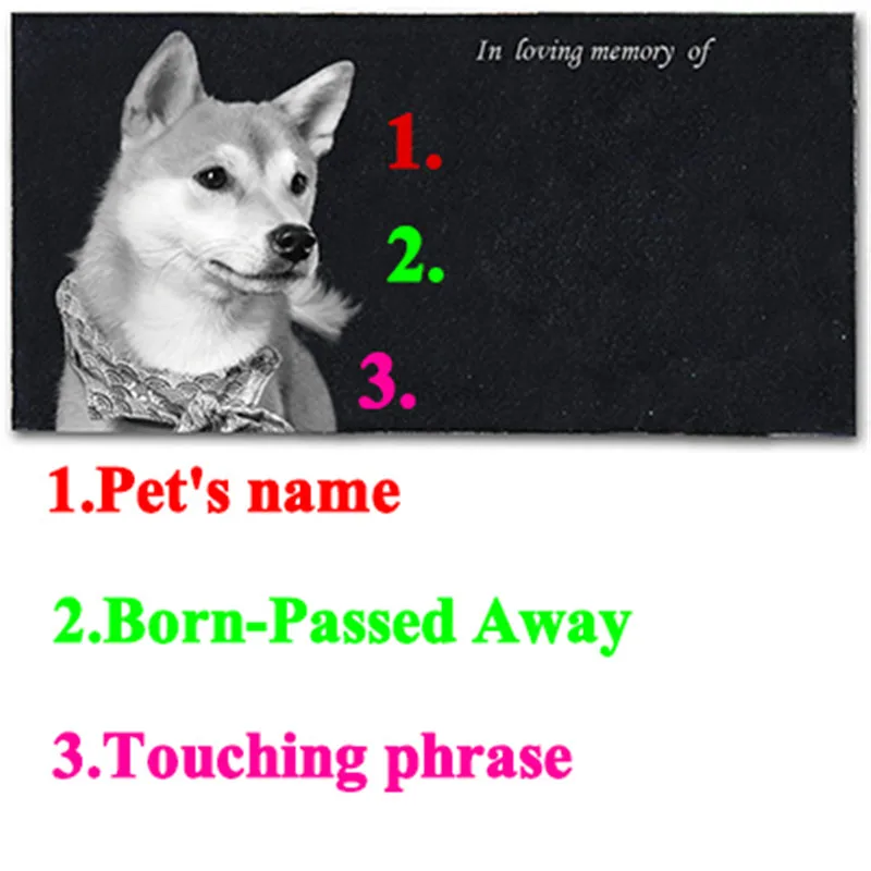 Памятные камни JSYS для домашних животных персонализированные в память о кошке с