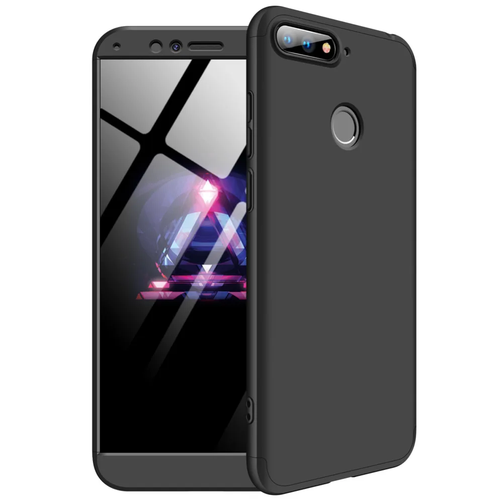 Huawei Honor 7C AUM L41 360 Защитный чехол Honor 7C 360 градусов полный Чехол Жесткий Чехол для huawei Honor 7C Pro LND L29+ стеклянная пленка