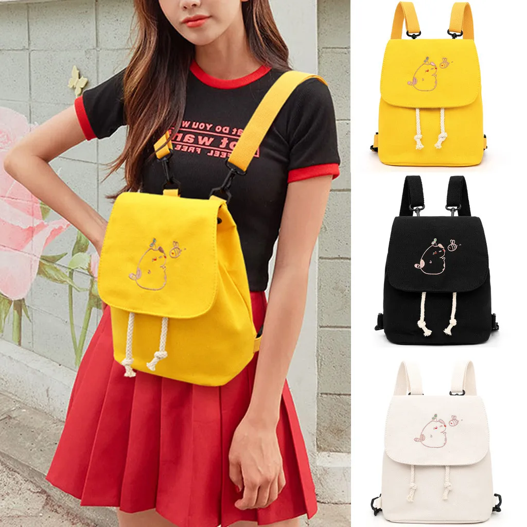 Женская Холщовая Сумка через плечо с пряжкой модная 2019|Женские рюкзаки| |