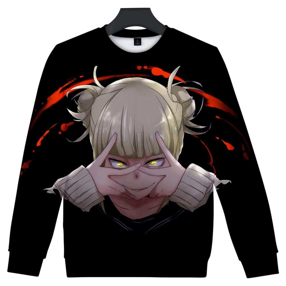

Unisex Clothes 3d My hero academia pullovers Women Album Letters Sweatshirt Man/Woman O-Neck Pullover