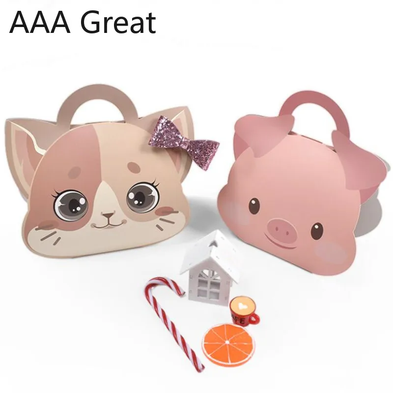 50 шт./лот коробки для тортов подарочные пакеты детей новые вечерние украшения