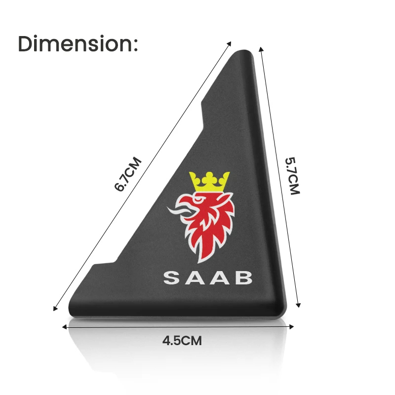 Накладки на углы дверей автомобиля из силикона для защиты от столкновений и царапин 2 шт./компл. для SAAB 03-10 Scania BJ SCS 9-3 9-93 on.