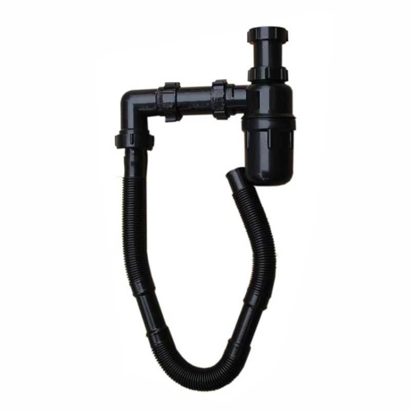 Sink Drain Pipe Water Trap , 1 piece Bottle Trap and 1 piece Flexible Hose , make from polypropylene