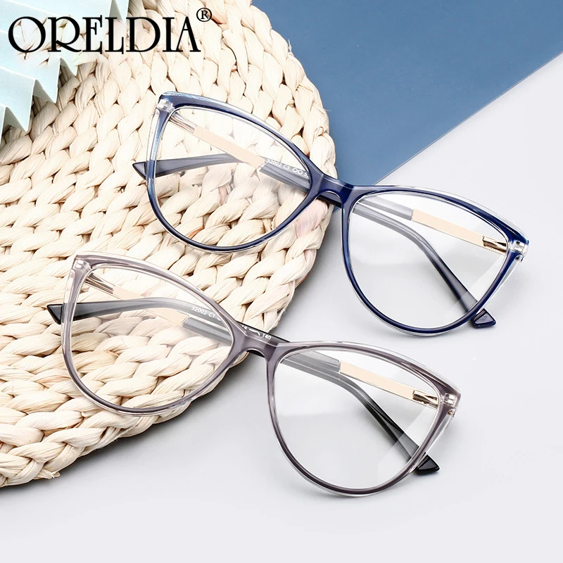 

Cat Eye Flat Glasses Ladies Frame European And American Style Metal Frame Fashion Men And Women Glasses Can Wear Myopia Glasses