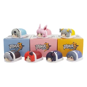 Honkai Impact 3 Mini Q Version 7 Yae Sakura Милая коробка в виде яйца искусственное одеяло ручной работы аниме настольное украшение