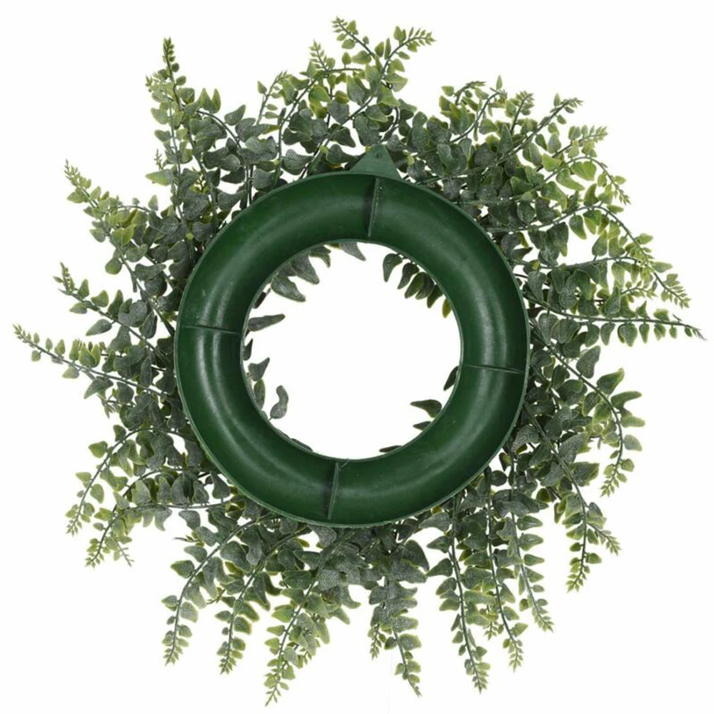 

Bedrooms Artificial Offices Wreath Hotel Decor Green Leaf Spring Wreath