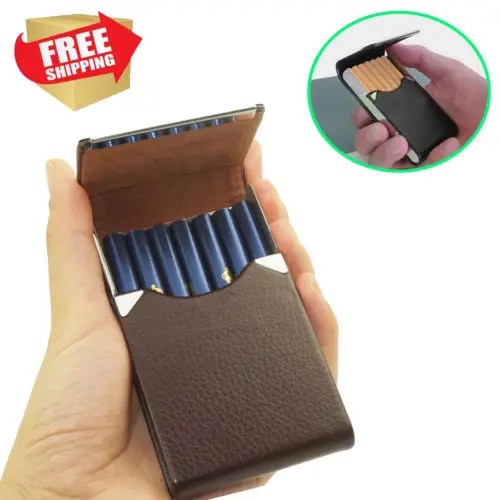 Pocket Cigarette Cigar Storage Box Case Container Holder Creative Gift Brown | Инструменты