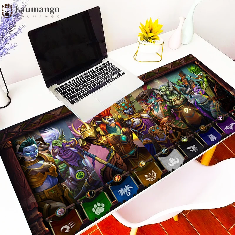 Коврик для мыши Hearthstone Heroes of Warcraft Игровая клавиатура 900x300 мм коврик ноутбука