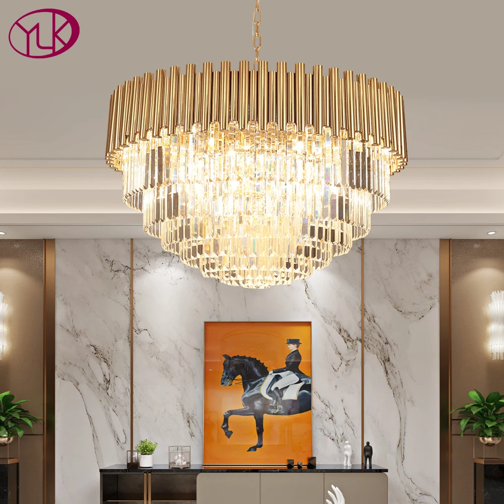 Современная люстра Youlaike роскошный хрустальный светильник для гостиной столовой